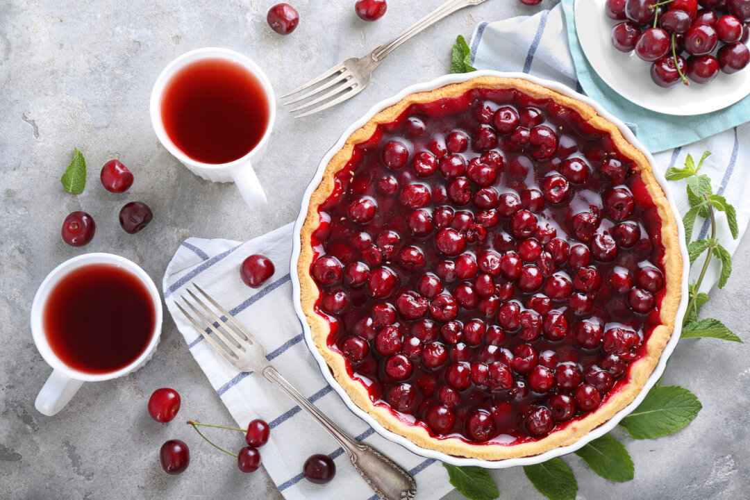 Healthy Cardamom Cherry Pie (Recipe)
