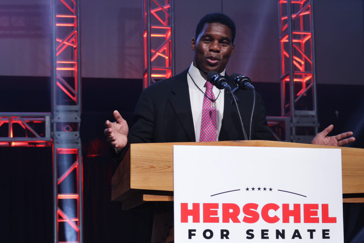 Georgia Republican Senate candidate Herschel Walker
