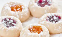 Buttery Jam Thumbprint Cookies