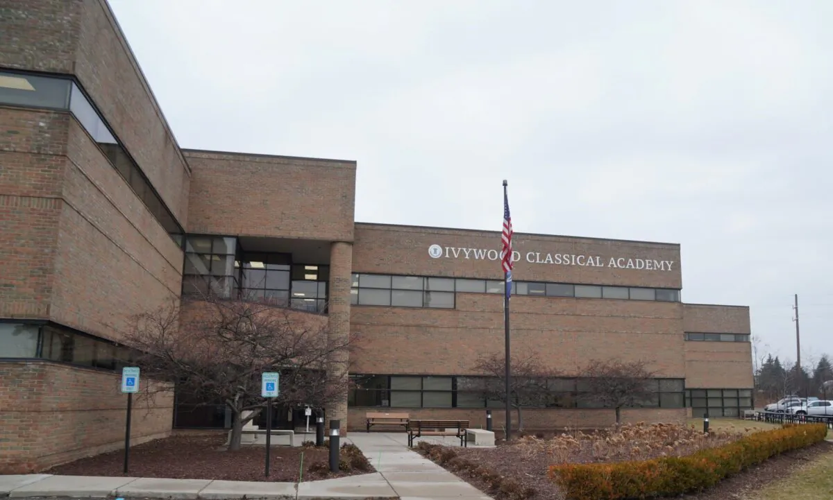 Ivywood Classical Academy in Plymouth, Michigan, on Dec. 7, 2022. (Steven Kovac/The Epoch Times)