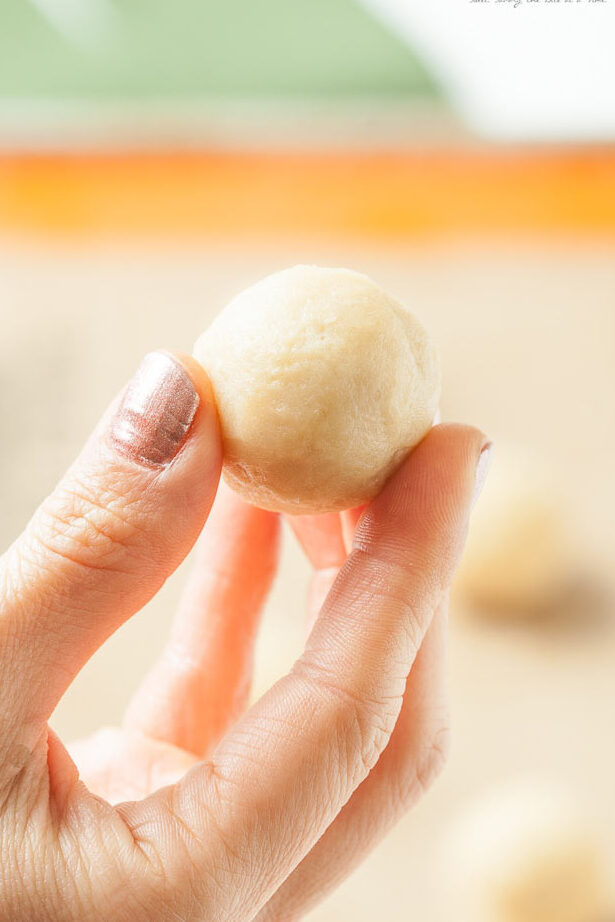 making Buttery Jam Thumbprint Cookies