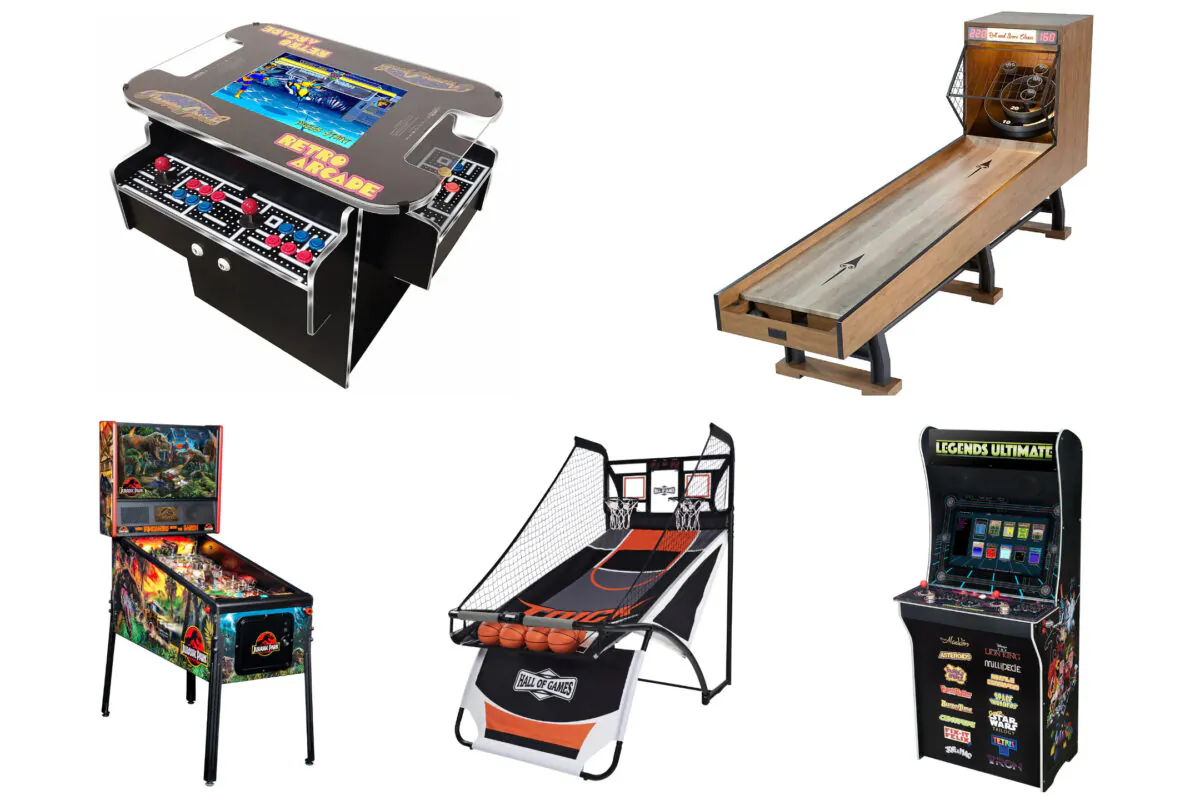 (Courtesy of Best Buy, Suncoast Arcade, The Pinball Company, Barrington, AT Games)