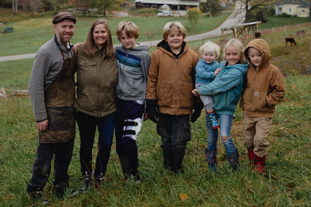 Justin Rhodes was diagnosed with Lyme disease in 2017. His family went from dumpster diving for food, to now having sold more than $1 million in DVDs, e-books, and online courses about raising chickens.(Photo credit: Benjamin James)