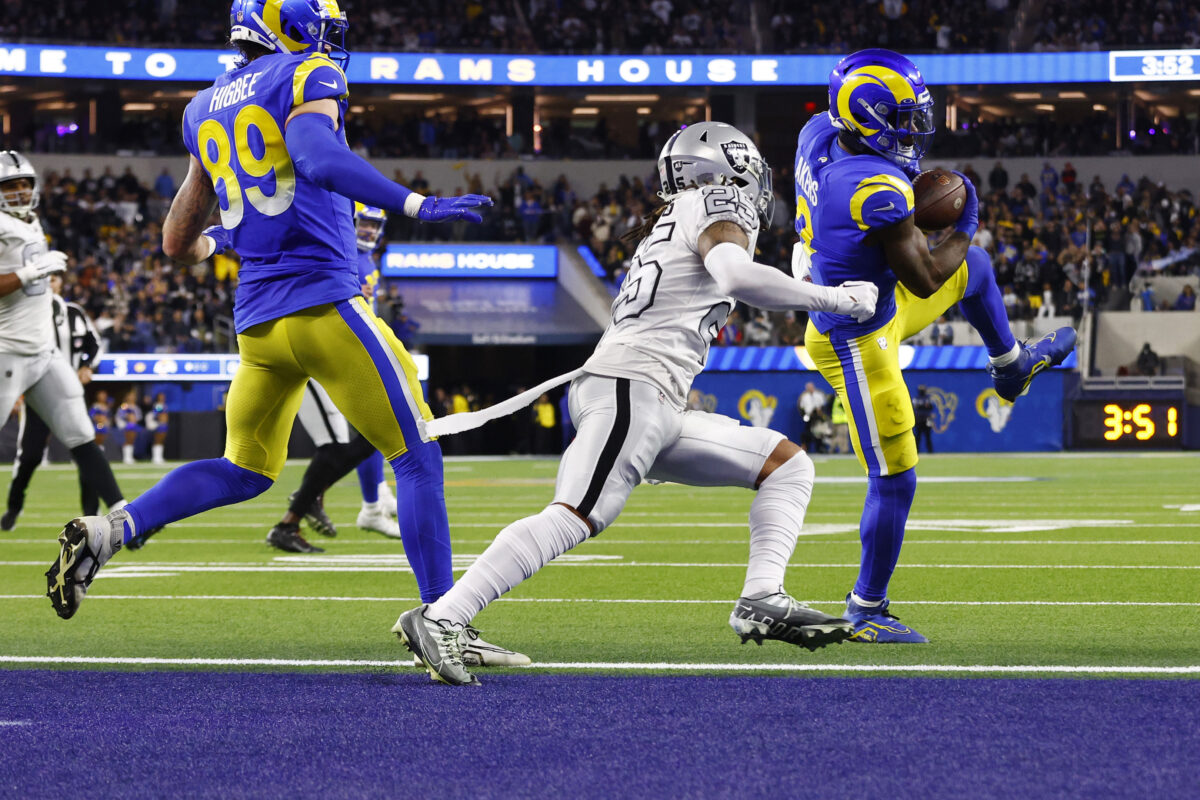 Mayfield rallies Rams past Raiders in final minute, 2 days after being  claimed off waivers