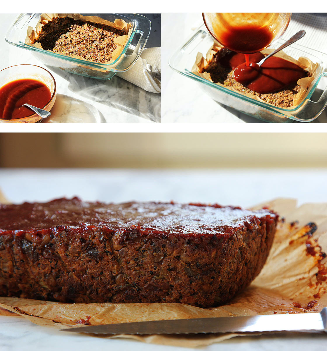 Quinoa lentil loaf