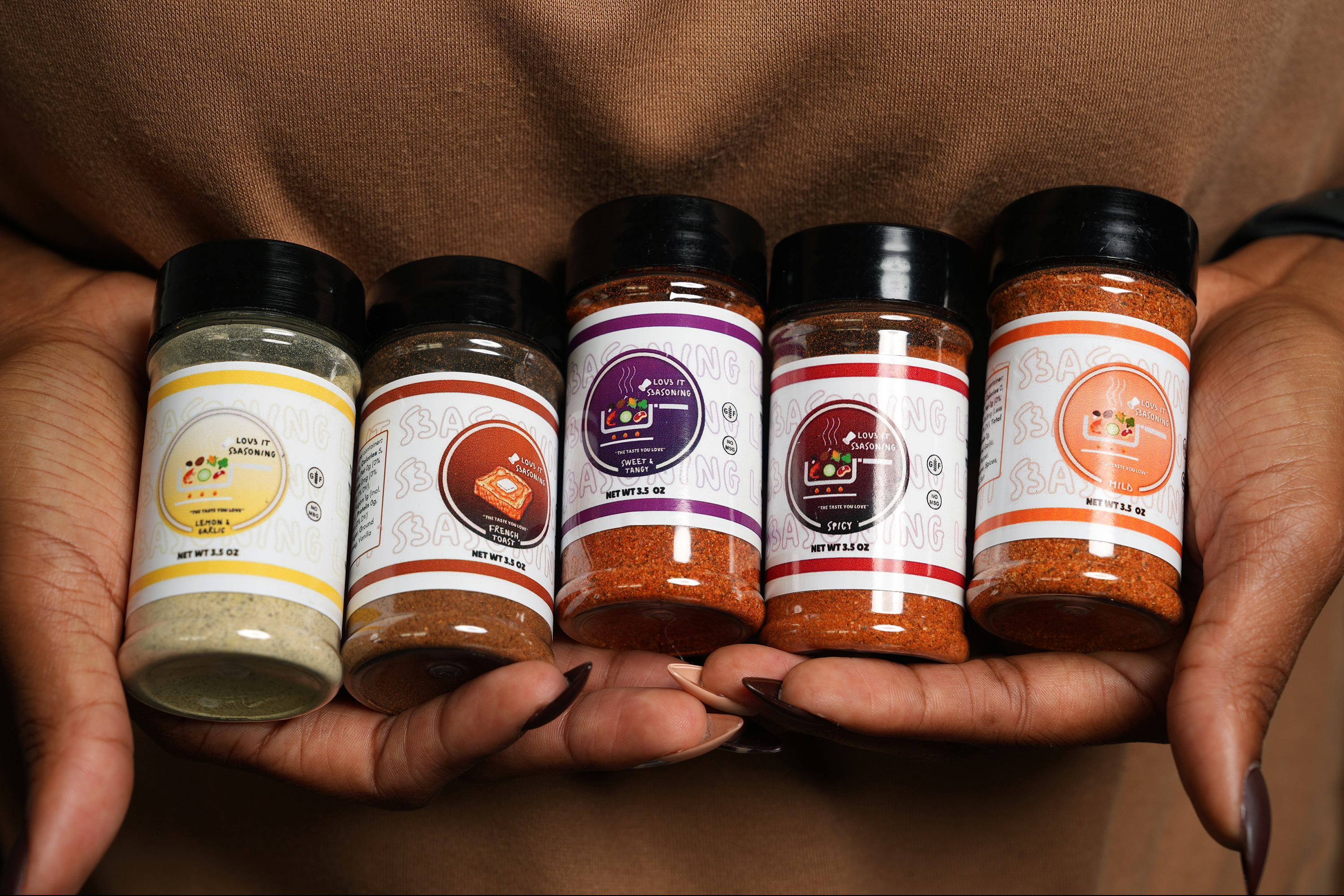 LOV3 It S3asoning line of low-sodium spice blends