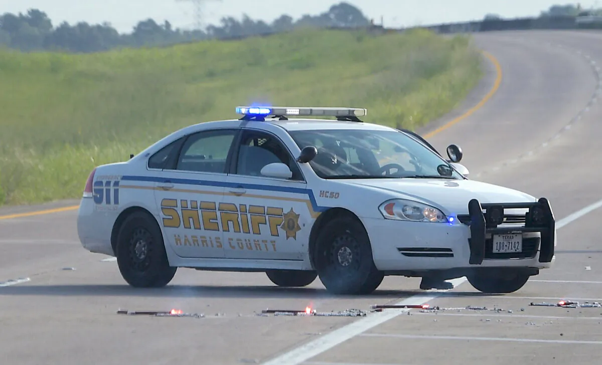 A Harris County Sheriff vehicle in a file photo.  (Mandel Ngan/AFP via Getty Images)