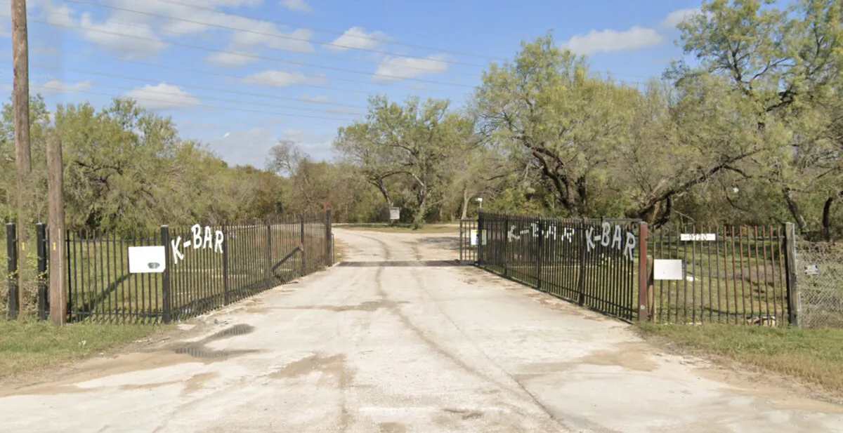 Entrance to the K-Bar Services in San Antonio, Texas, in December 2021. (Google Maps/Screenshot via The Epoch Times)