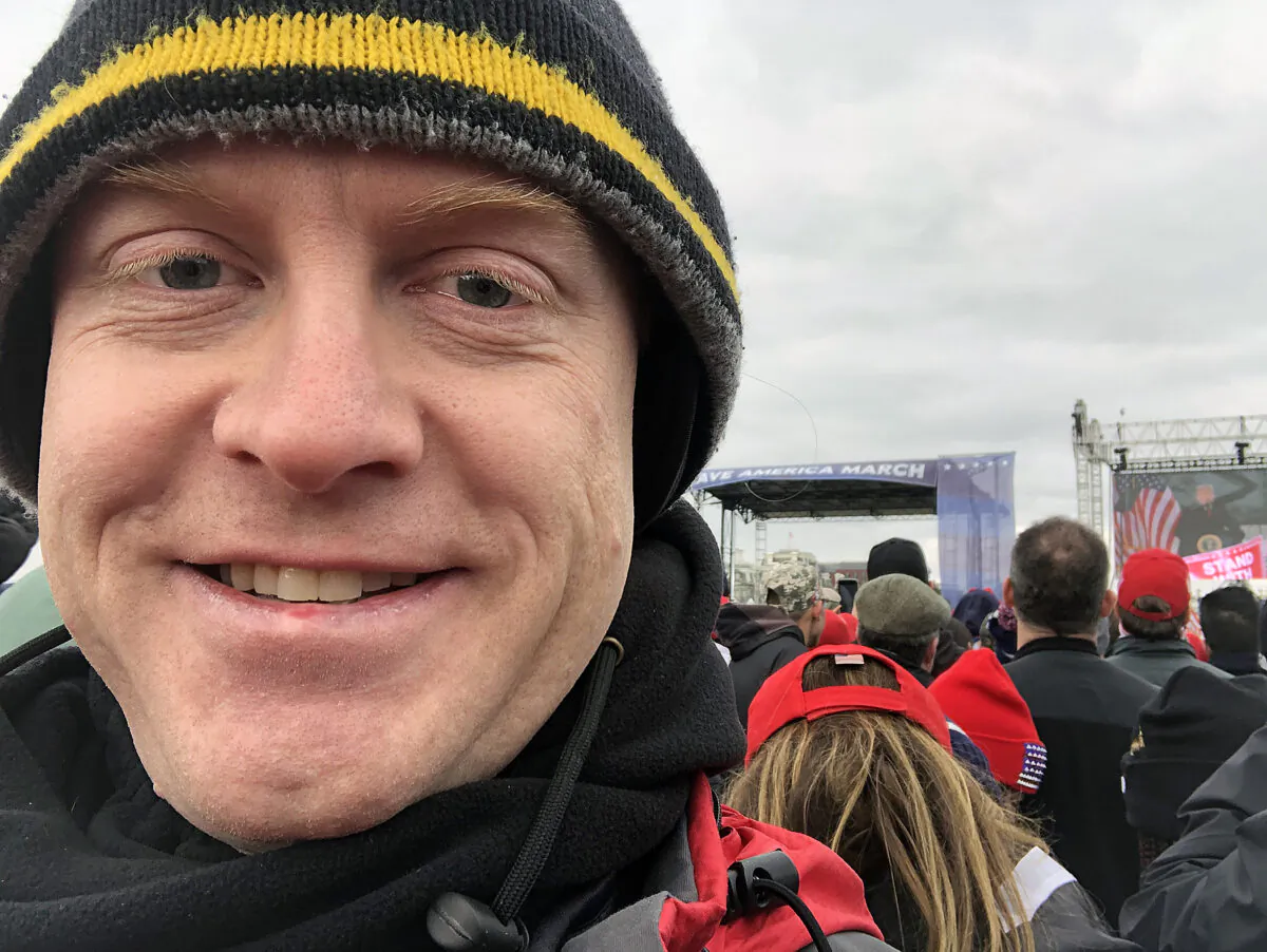 Rep. David Eastman attended then-President Donald Trump's speech at the Ellipse on Jan. 6, 2021. He said he did not go to the Capitol. (Photo courtesy of David Eastman)