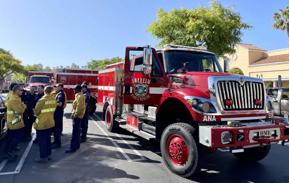 An Anaheim Fire Truck is seen in this file photo. (Courtesy of Anaheim Fire & Rescue)
