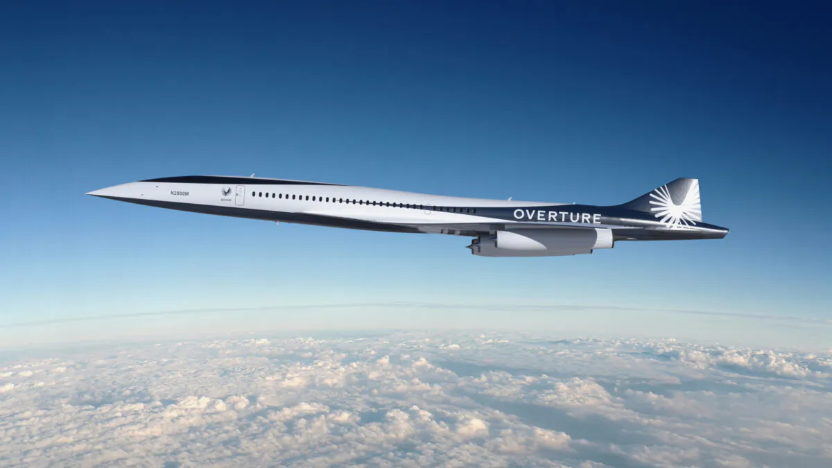Boom Supersonic Overture Aircraft in an undated photo. (Boom Supersonic via AP)