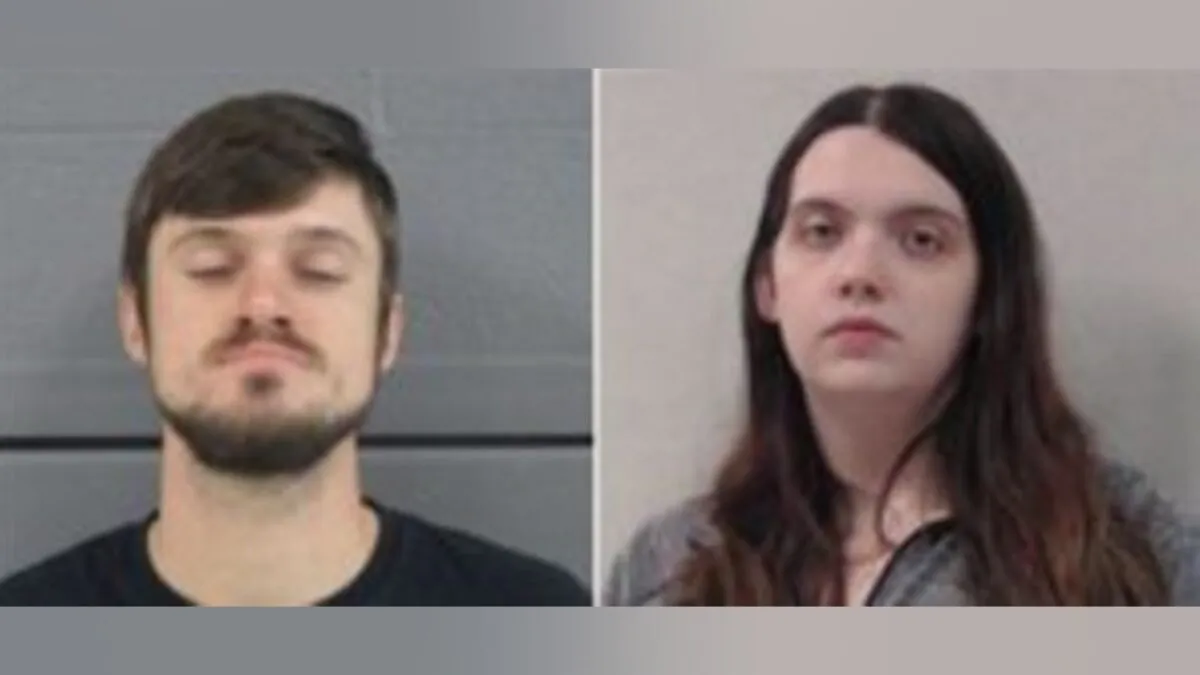 Wesley Cunningham, 27 (L), and Ciera Nicole Gillespie, 25 (R). (West Virginia Regional Jail)