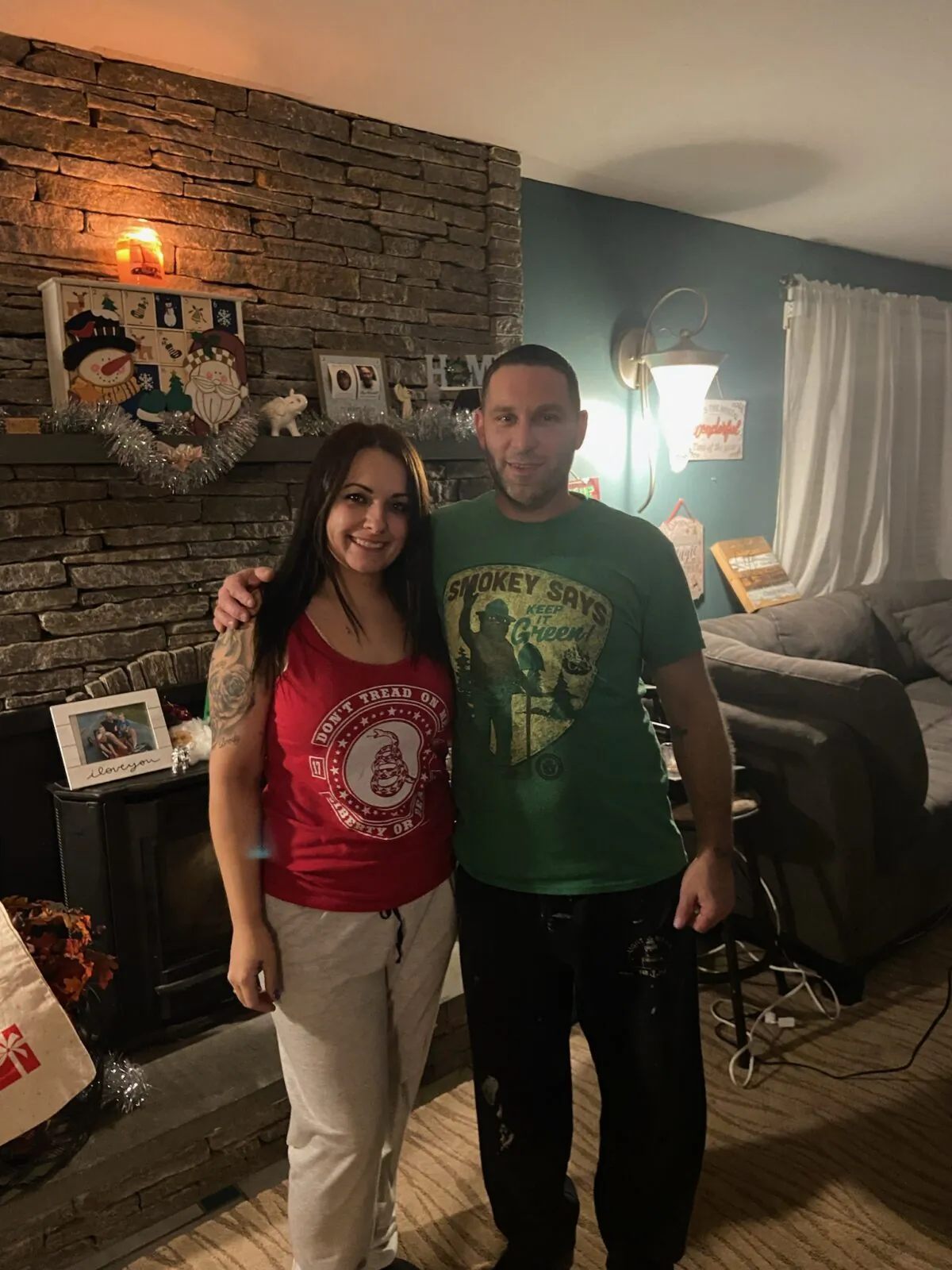 Concerned mother Kayla  Churchill with her husband Johnathan.  (Courtesy of the Churchill family)
