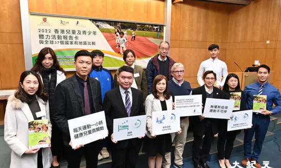Hong Kong Children Perform Badly in Overall Physical Activity, Scores Below Global Average