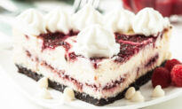 White Chocolate Raspberry Cheesecake Recipe