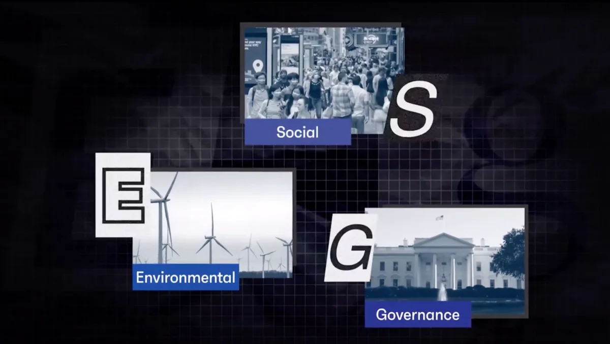 An image from video footage featured in The Shadow State about the ESG industry. (EpochTV)
