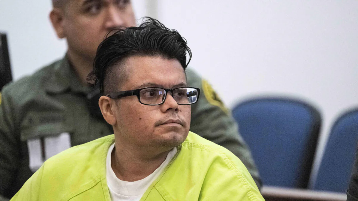 Franc Cano listens to victim impact statements in court in Santa Ana, Calif., on Dec. 15, 2022. (Paul Bersebach/The Orange County Register via AP)