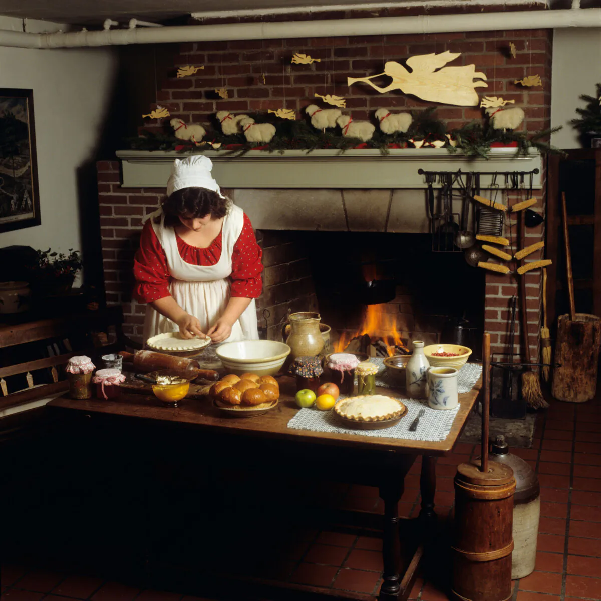 A Christmas feast is prepared. (A. TEUFEN/ClassicStock/ Alamy Stock Photo)