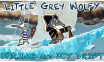 Little Grey Wolfy: Spring and Icy Drift