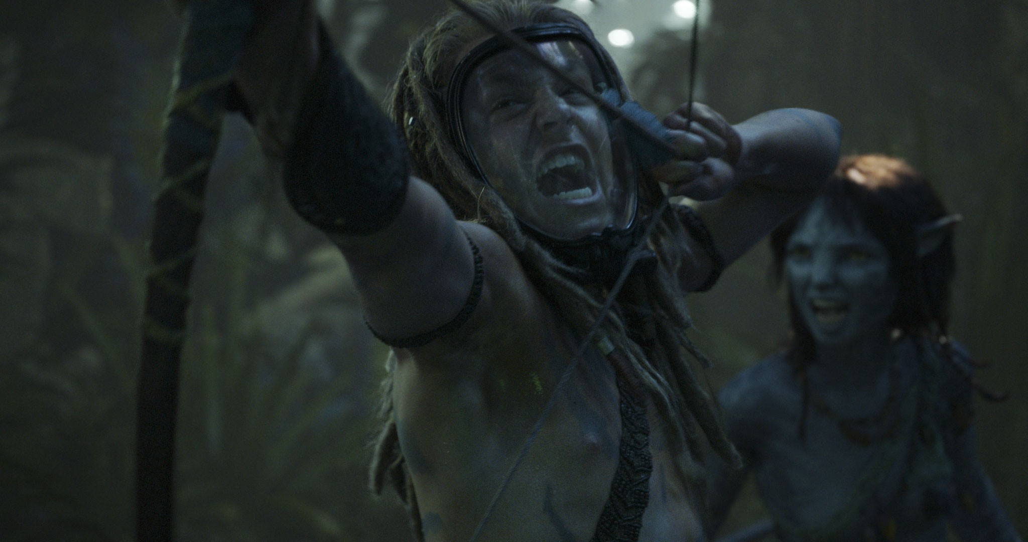  boy with bow and arrow in Avatar: The Way of Water
