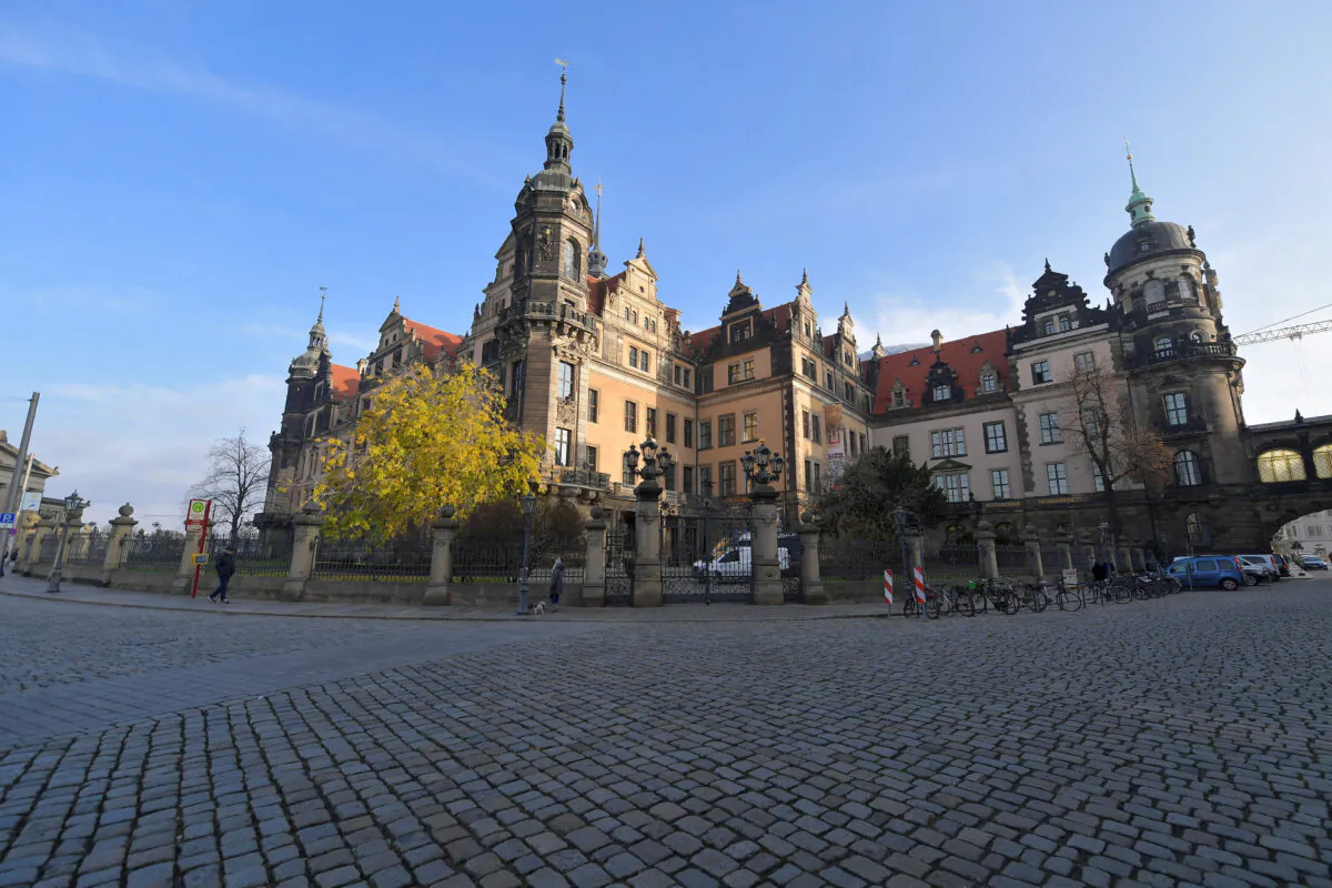 A general view of Green Vault city palace, unique historic museum that contains the largest collection of treasures in Europe after a robbery in Dresden, Germany, on Nov. 25, 2019. (Matthias Rietschel/File Photo via Reuters)