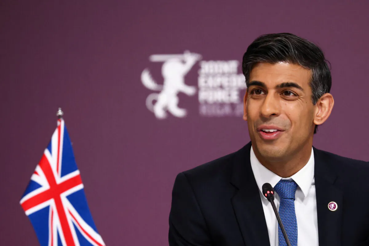 Prime Minister Rishi Sunak leaving 10 Downing Street, London, to appear for the first time in front of the Commons Liaison Committee of select committee chairs, in the House of Commons, on Dec. 20, 2022. (James Manning/PA Media)