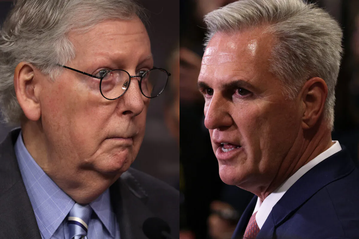 Senate Republican Leader Mitch McConnell (R-Ky.) and House Republican Leader Kevin McCarthy (R-Calif.). (Getty Images)