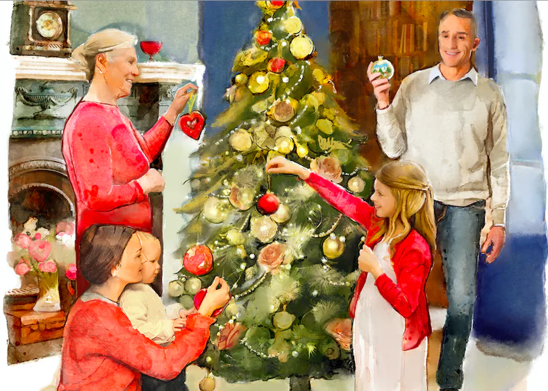 Holiday activities with friends and family strengthens relationships and teaches kids that fun and entertainment is best when its homegrown. (Biba Kayewich)