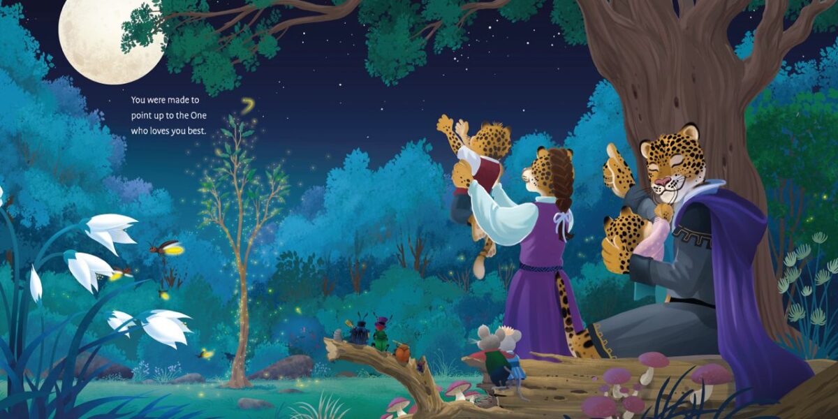 Spread from children's book by Kirk Cameron, "As You Grow."