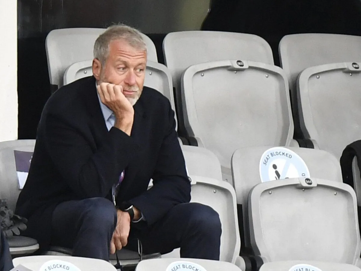 Then-Chelsea soccer club owner Roman Abramovich attends the UEFA Women's Champions League final soccer match against FC Barcelona in Gothenburg, Sweden on May 16, 2021. (The Canadian Press/AP-Martin Meissner)