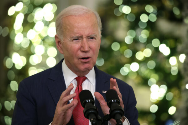 President Biden Delivers Christmas Address From The White House