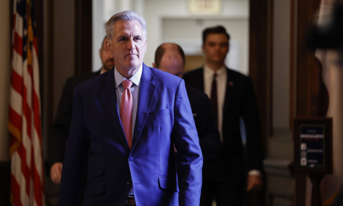 House Minority Leader Kevin McCarthy (R-Calif.) in Washington on Dec. 23, 2022. (Anna Moneymaker/Getty Images)