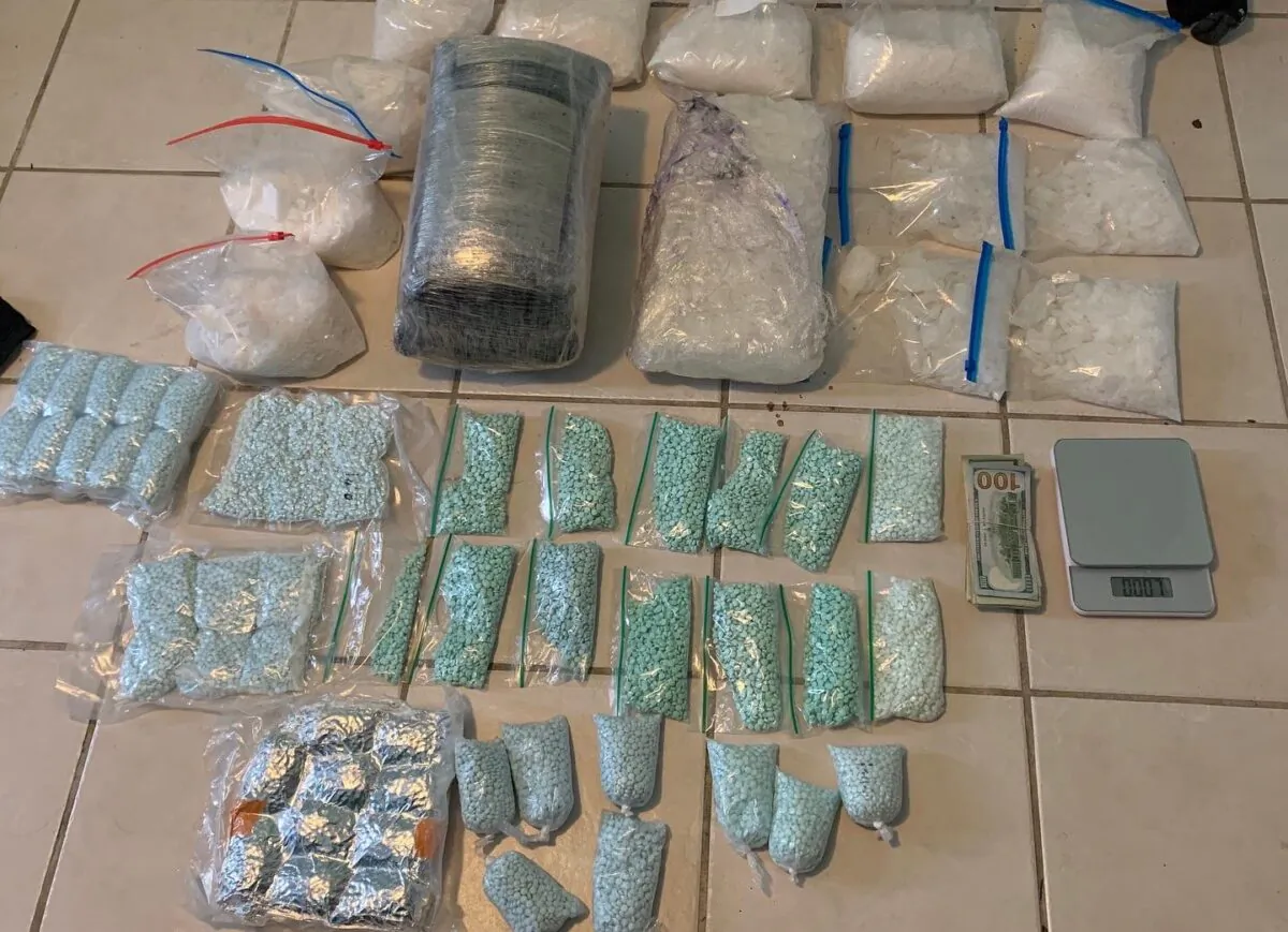 Fentanyl and cash seized by DEA Los Angeles. (Courtesy of DEA Los Angeles)