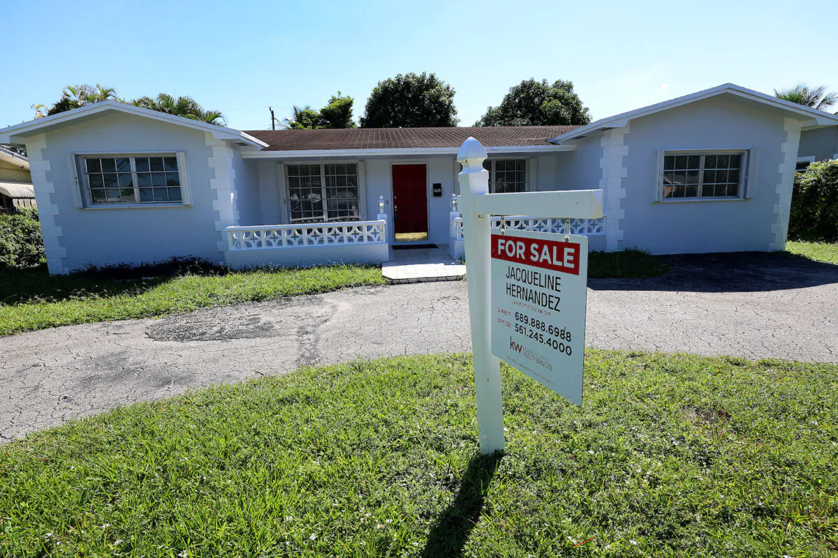 A single-family home for sale in Hollywood, Fla., on Oct. 27, 2022. (Joe Raedle/Getty Images)