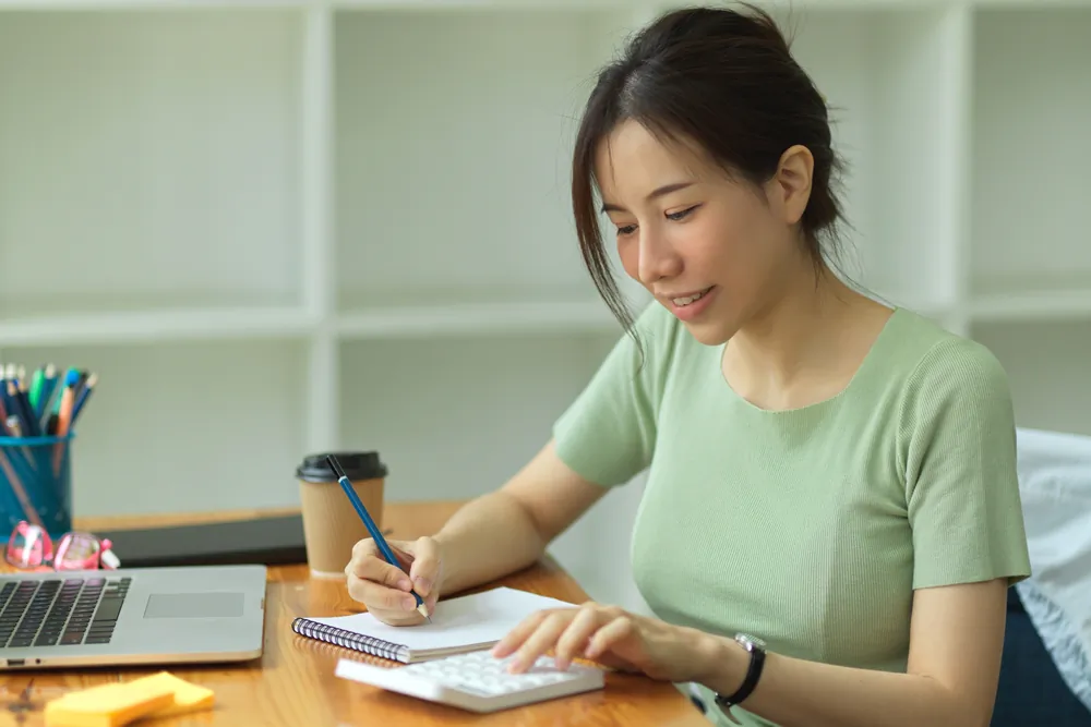 Making a budget requires only four steps: list your monthly income, list your expenses, subtract the latter from the prior, and track your transactions. (BongkarnGraphic/Shutterstock)