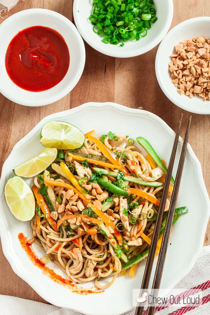 Spicy Thai Peanut Noodles 8882