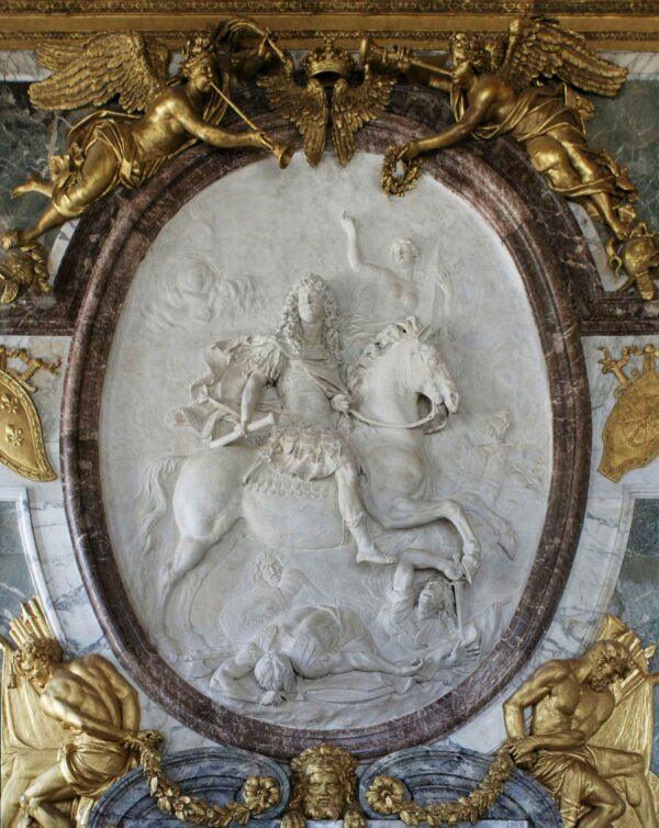 Sun King Louis XIV in the War Room (