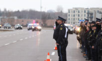 Police, Members of the Public Attend Funeral Procession for Slain OPP Officer