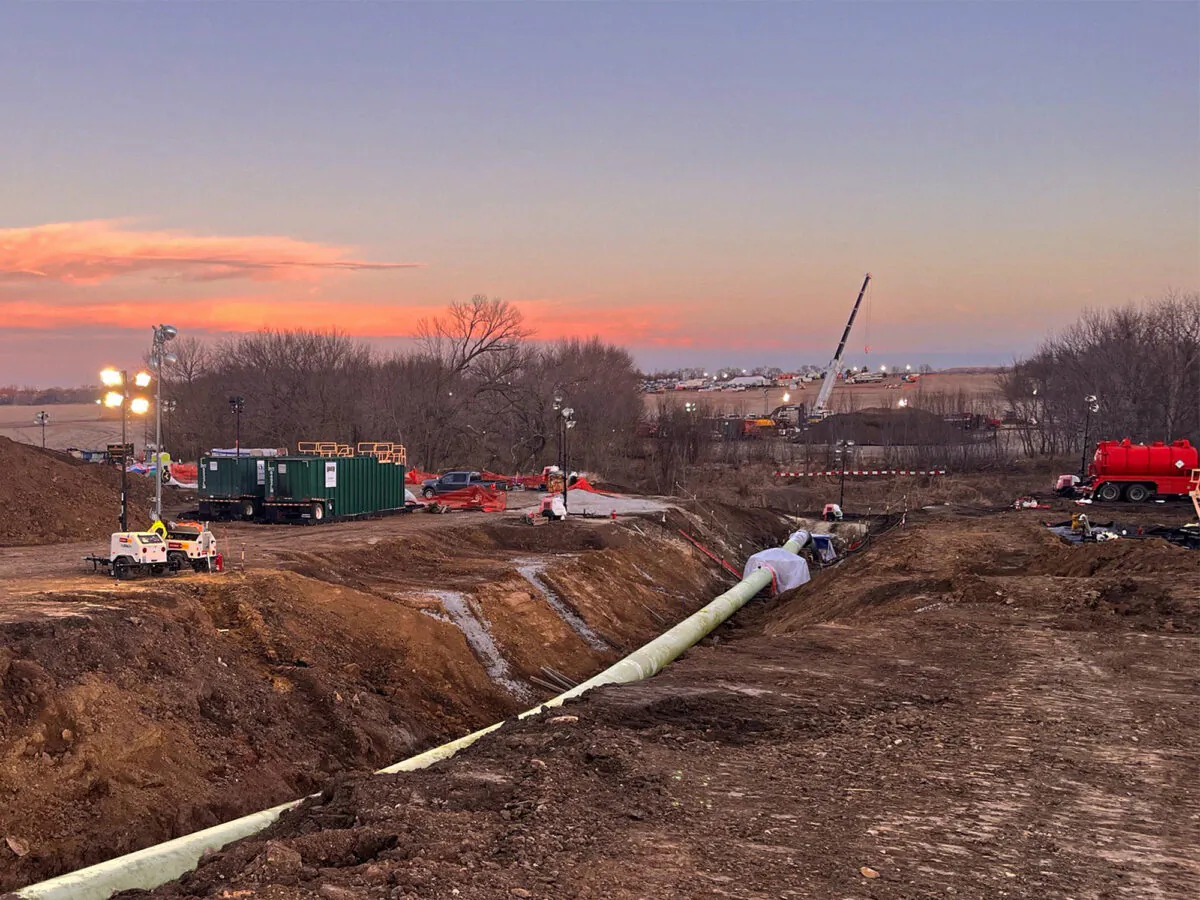 Excavated and repaired section of the Cushing Extension in Washington County, Kansas, on Dec. 29, 2022. (Courtesy TC Energy)