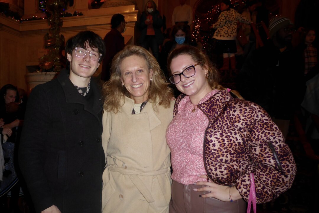The Malamut family enjoyed Shen Yun Performing Arts at the Boch Center Wang Theatre, on Dec. 30, 2022. (Frank Liang/The Epoch Times)