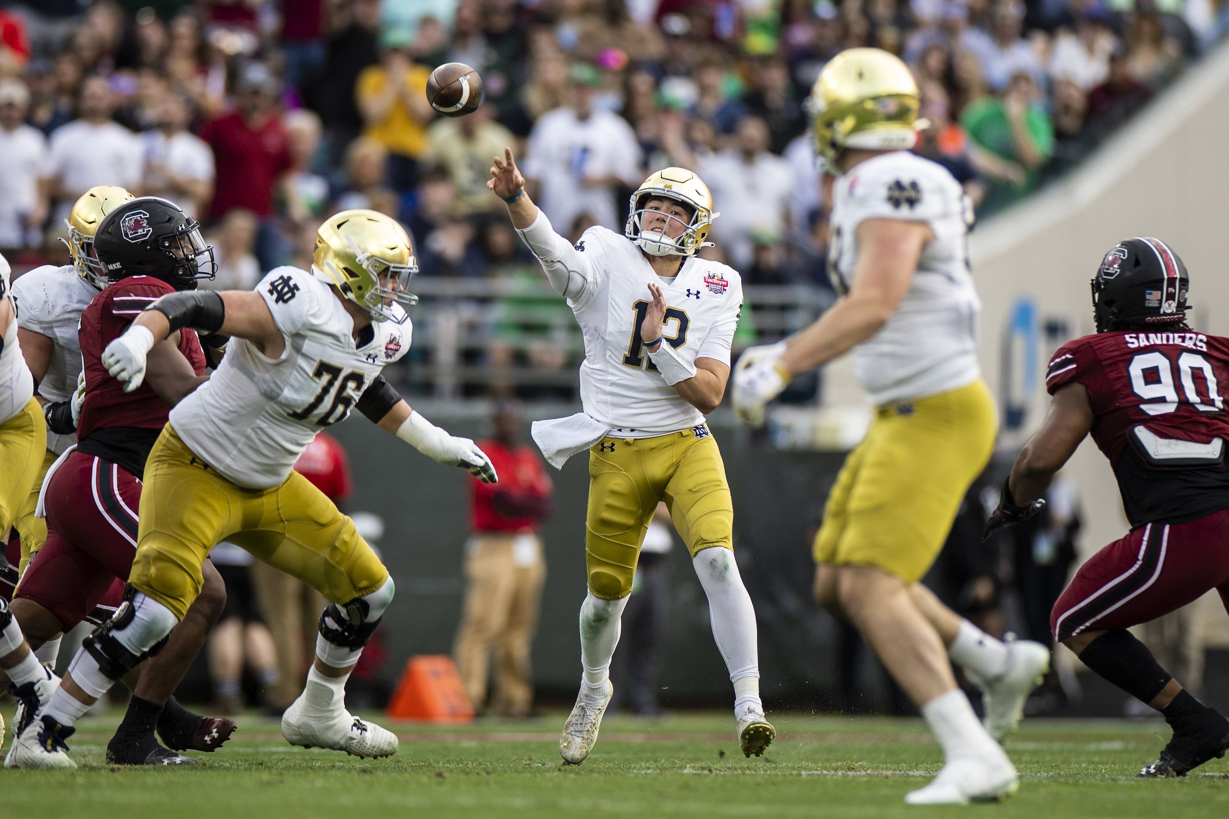 Buchner Accounts for 5 TDs, Notre Dame Wins Gator Bowl 45–38 - Vimarsana News