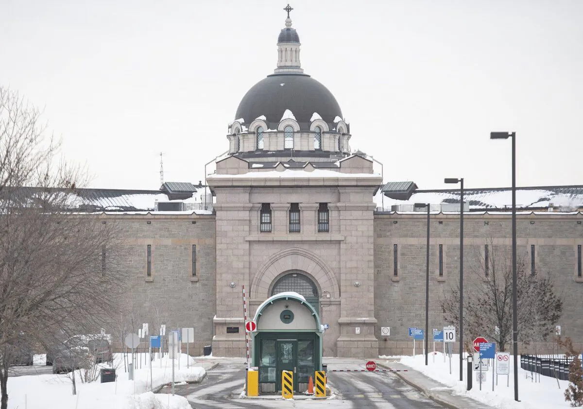 Bordeaux jail is shown in Montreal, Feb. 7, 2021. (The Canadian Press/Graham Hughes)