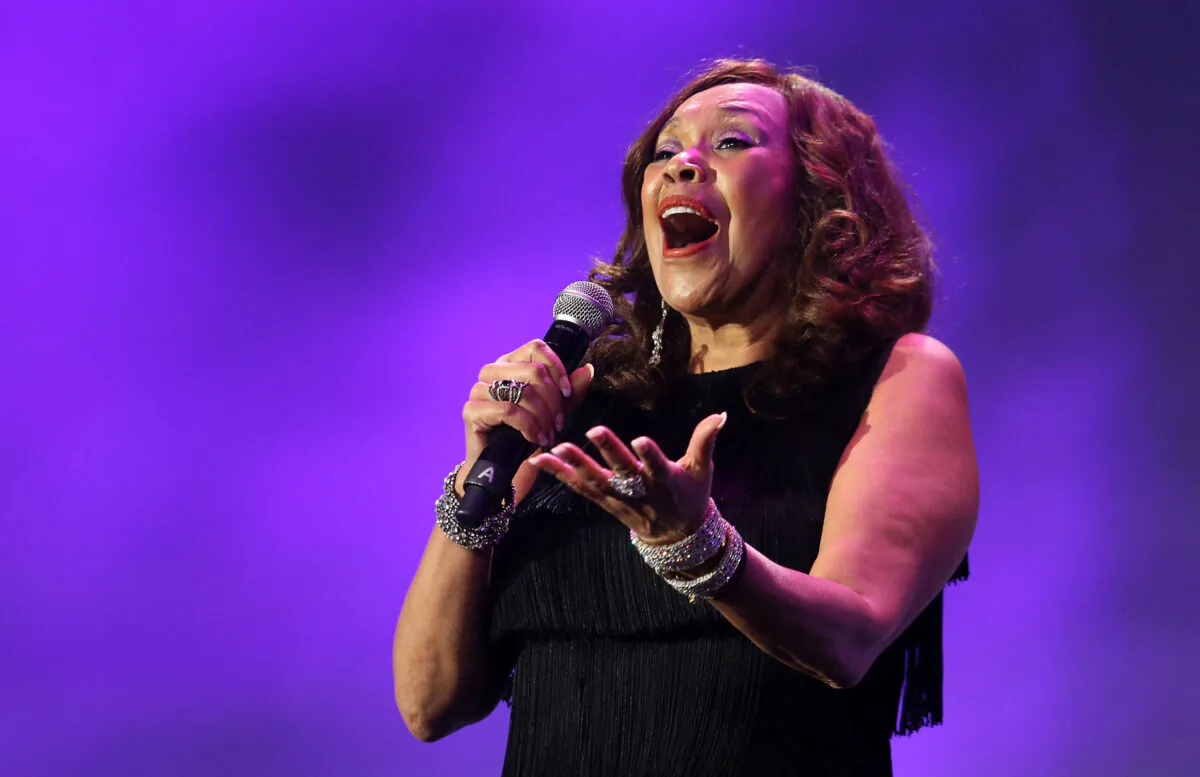Anita Pointer of the Pointer Sisters performs onstage at the Venice Family Clinic's 32nd Annual Silver Circle Gala held at The Beverly Hilton Hotel in Beverly Hills, Calif., on March 3, 2014. (Mike Windle/Getty Images for VFC)