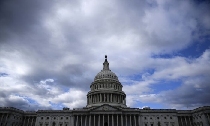 A view of the U.S. Capitol in Washington on Jan. 23, 2023. (Drew Angerer/Getty Images)