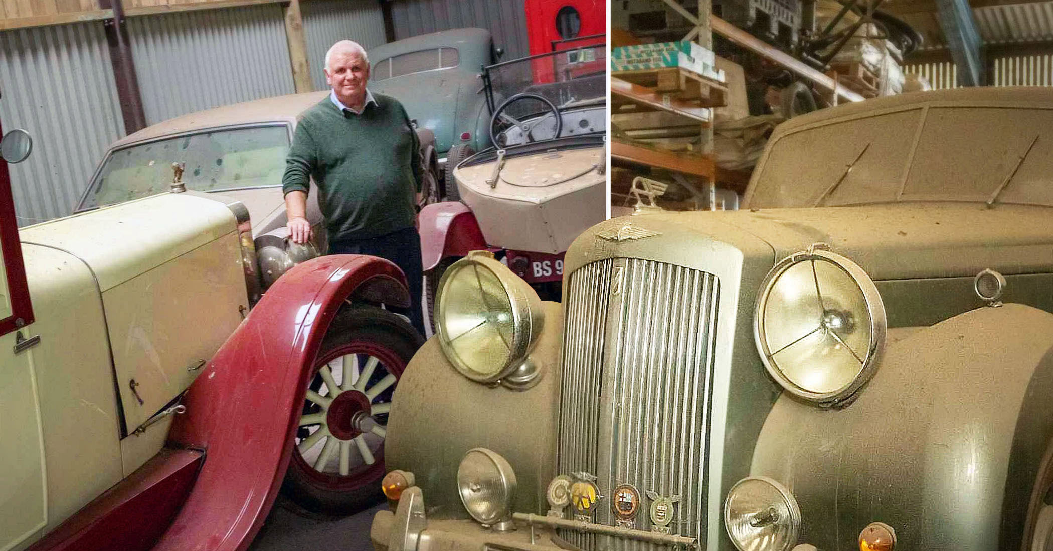 30 Vintage Vehicles Dating Back to 1920s Found Collecting Dust in Barn to Be Sold—2 Rolls-Royces Included - Vimarsana News