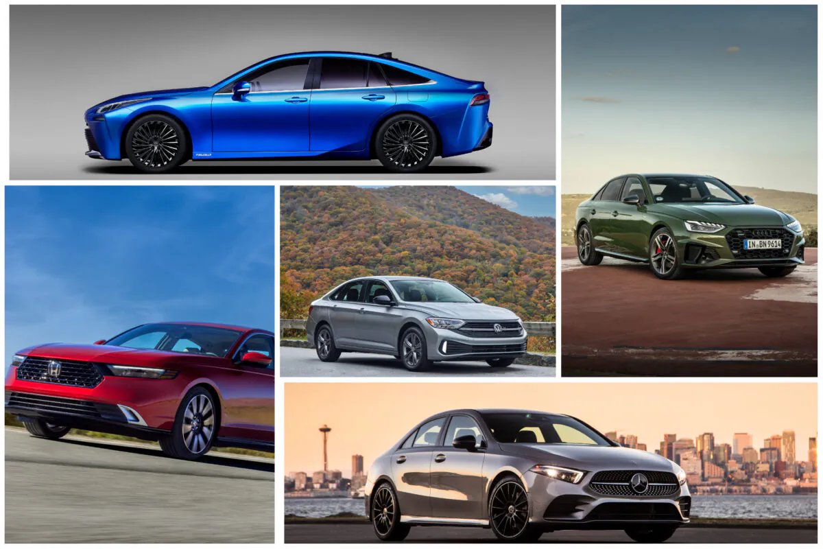 (Courtesy of Audi, Honda, Toyota, Mercedes Benz, Volkswagen)