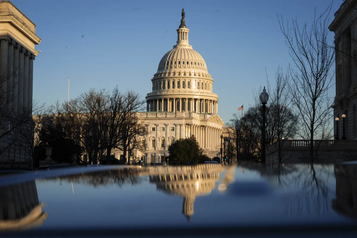 The exterior of the U.S. Capitol building in a file photo. (Sarah Silbiger/Getty Images)