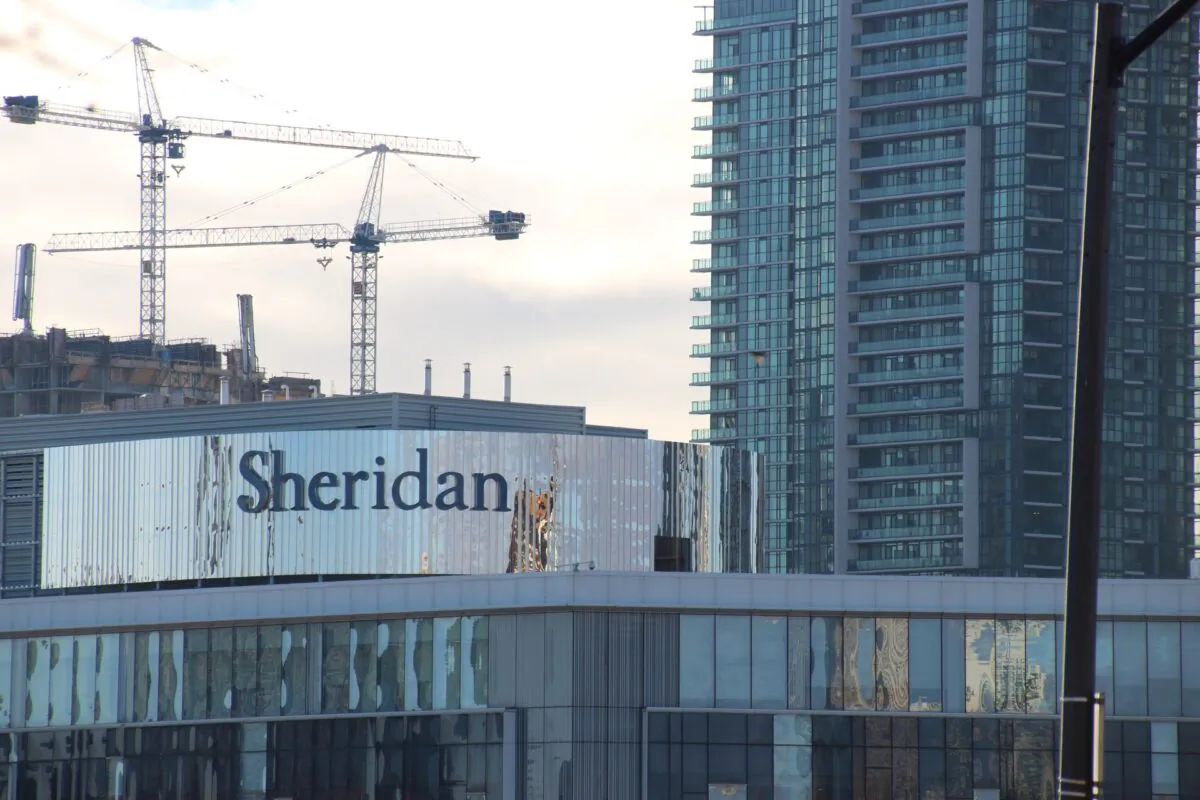 A file photo of one of Sheridan College's three campuses, this one in Mississauga, Ontario. 
 (Maestroso Simplo, CC BY-SA 4.0, via Wikimedia Commons)
