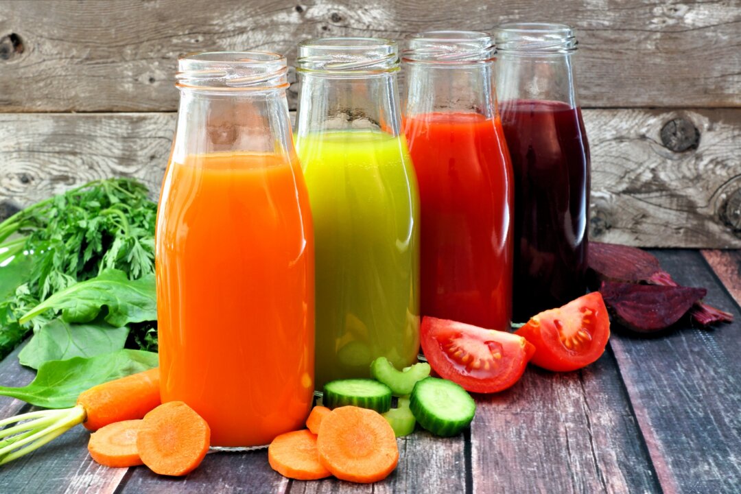 Juicing can be a fun and tasty way to ramp up fruit and vegetable intake. (Dreamstime/TNS)
