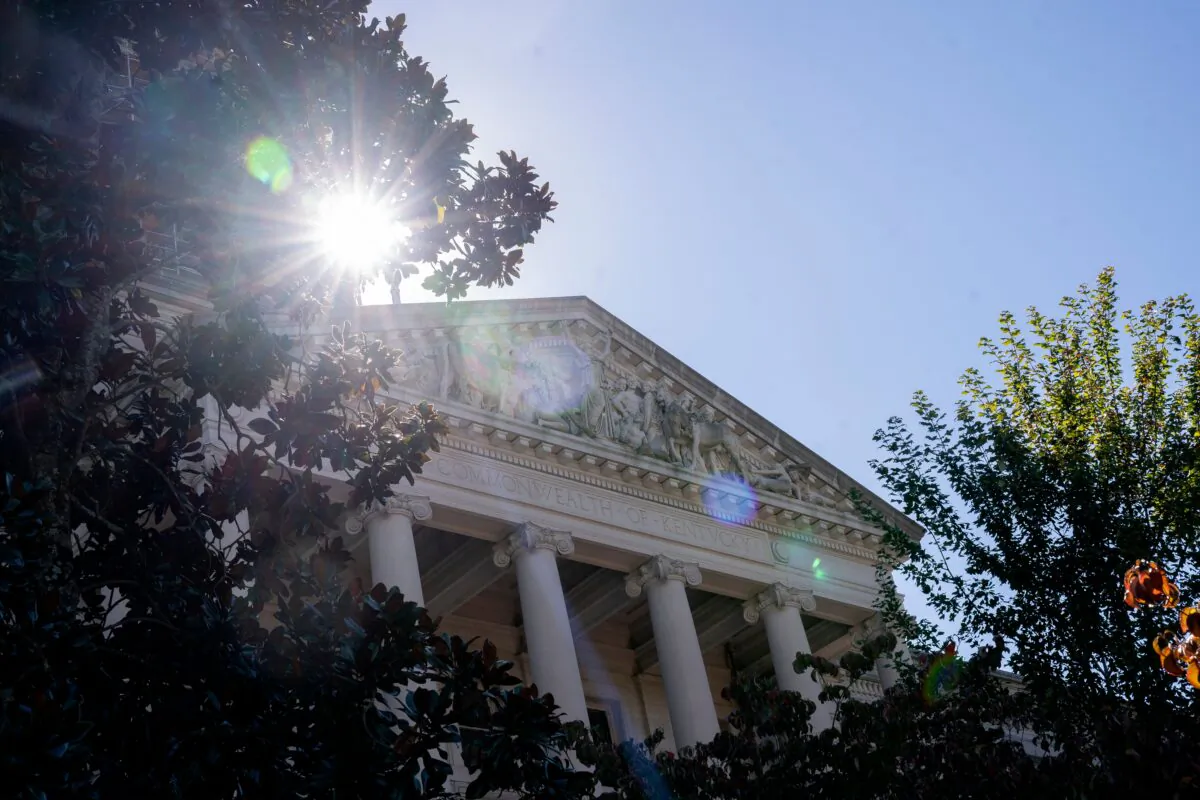 The Kentucky State Capitol in Frankfort, Ky., on Oct. 1, 2022. (Stefani Reynolds/AFP via Getty Images)